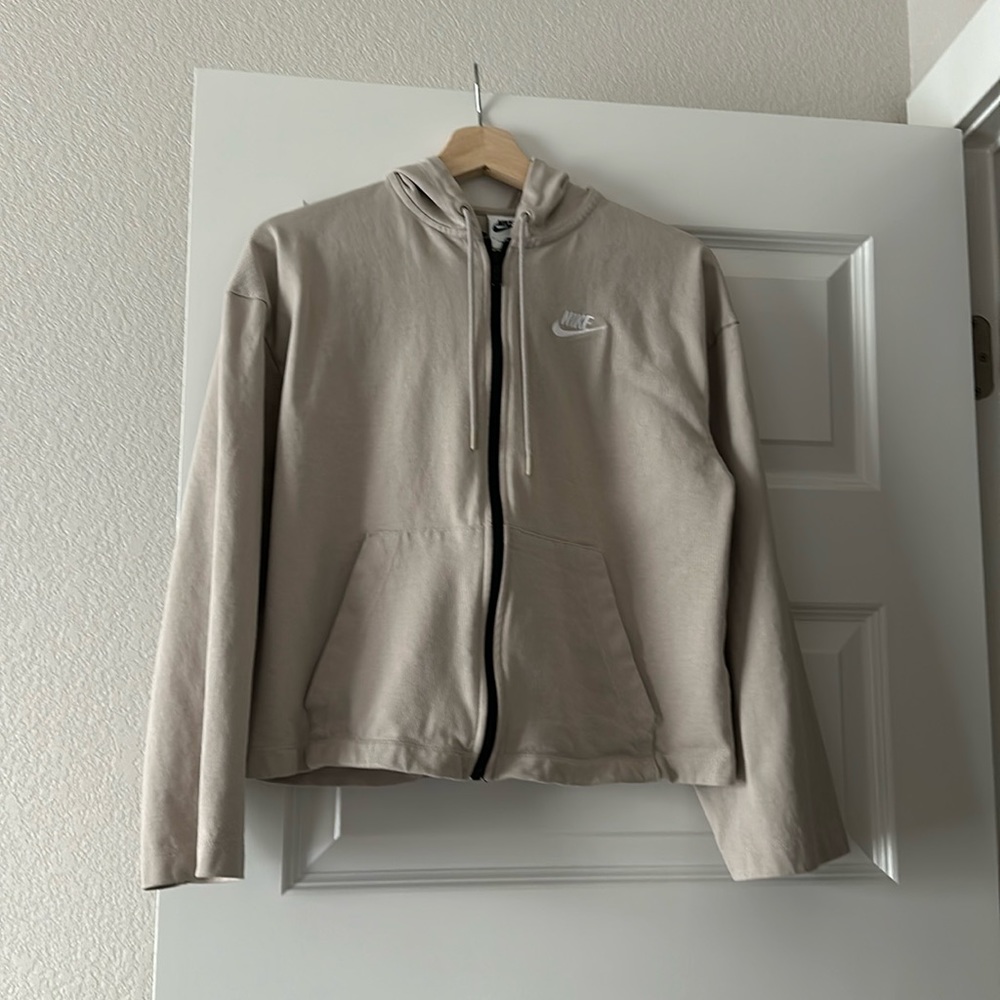 Lightweight cotton Nike jacket with hood